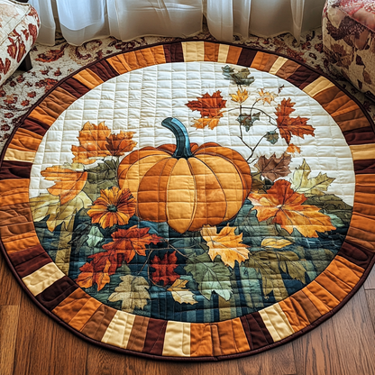 Autumn Reflections Quilted Round Mat NCU0TL1378