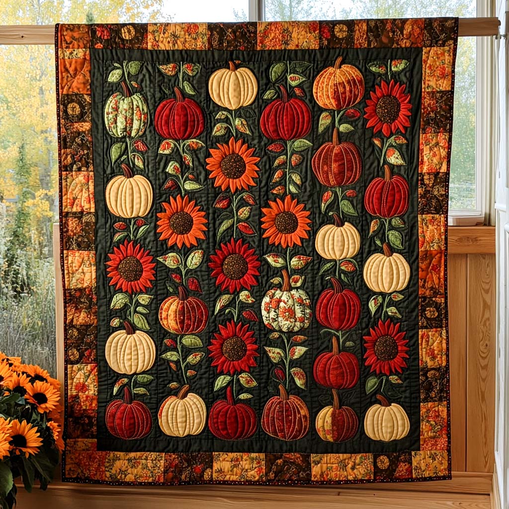 Autumn Splendor Quilted Blanket NCU0NT1463