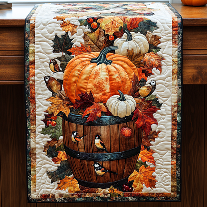 Autumn Whisper Quilted Table Runner NCU0DK1308