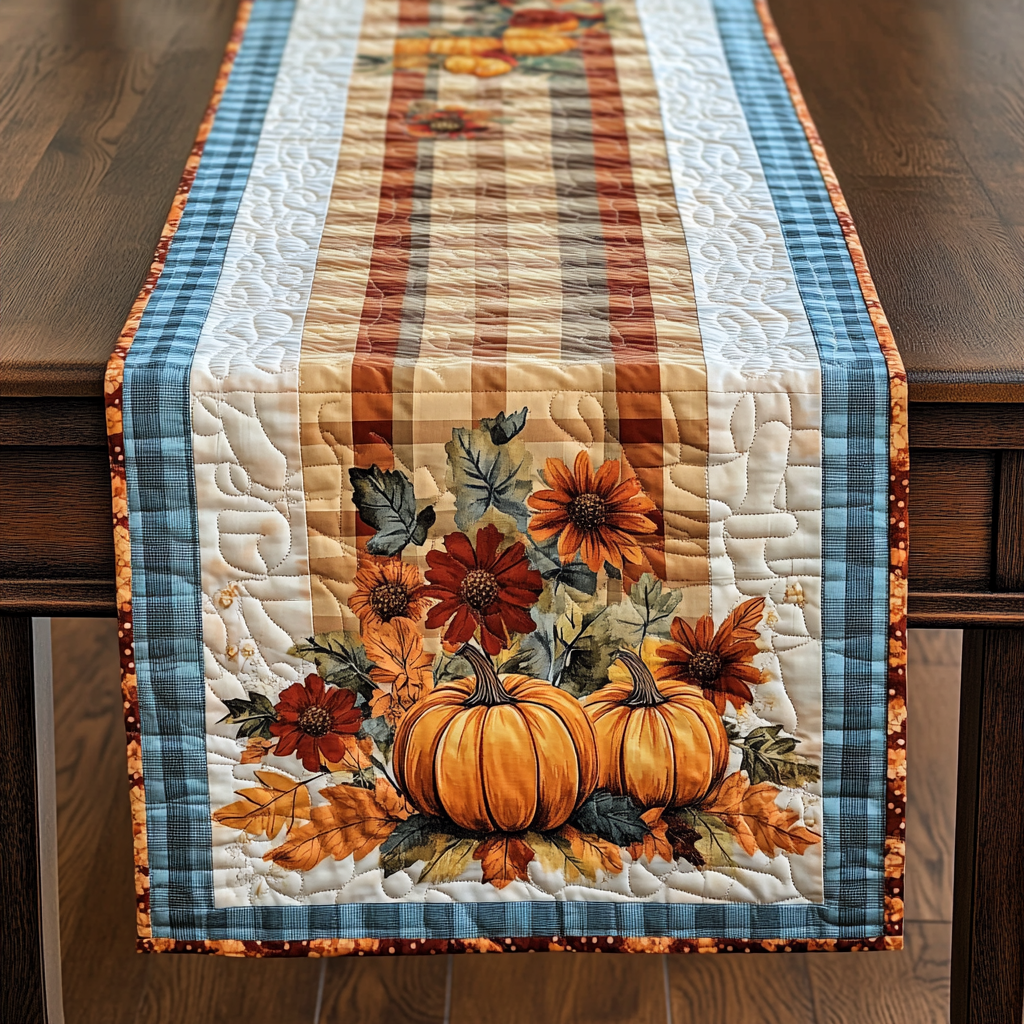 Fall Quilted Table Runner NCU0VT36