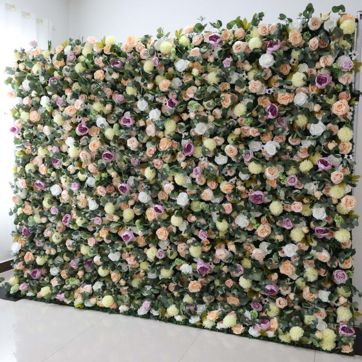 Artificial Flower Wall Wedding