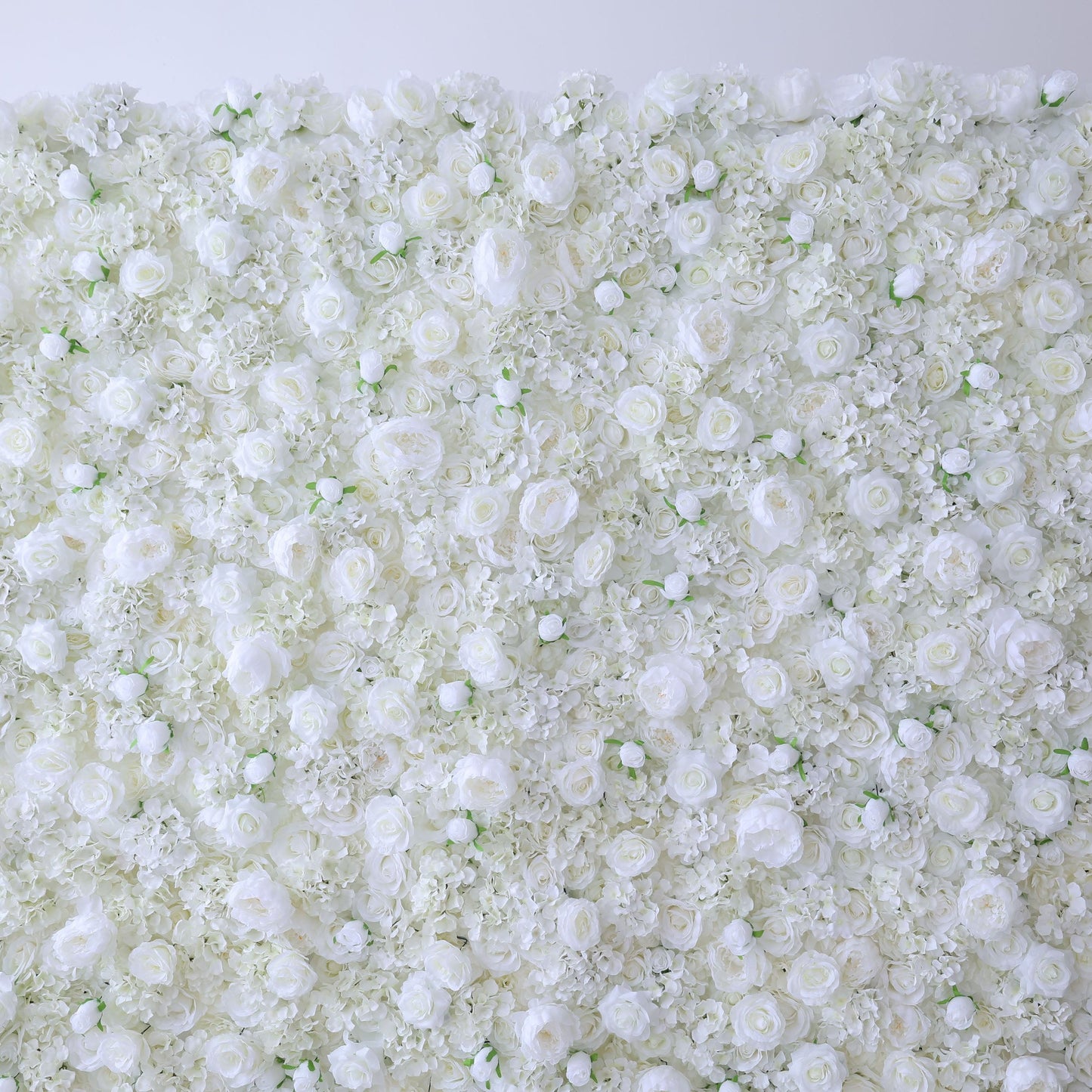 Roll Up Fabric Artificial Flower Wall Wedding Backdrop, Floral Party Decor, Event Photography-VF-377