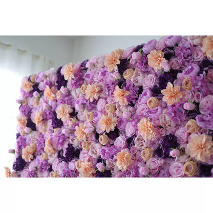 Lavender Dreamscape: A Lush Symphony of Violet & Peach Blooms – Ultimate Elegance in Floral Artistry-VF-206