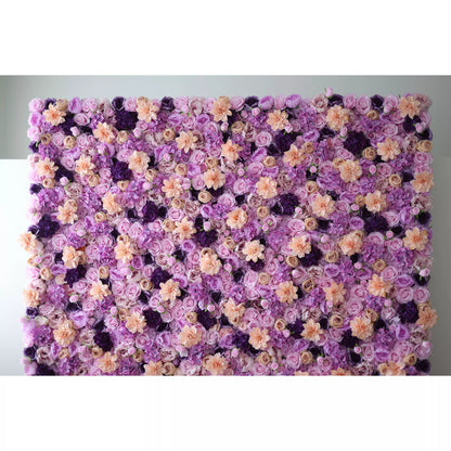 Lavender Dreamscape: A Lush Symphony of Violet & Peach Blooms – Ultimate Elegance in Floral Artistry-VF-206