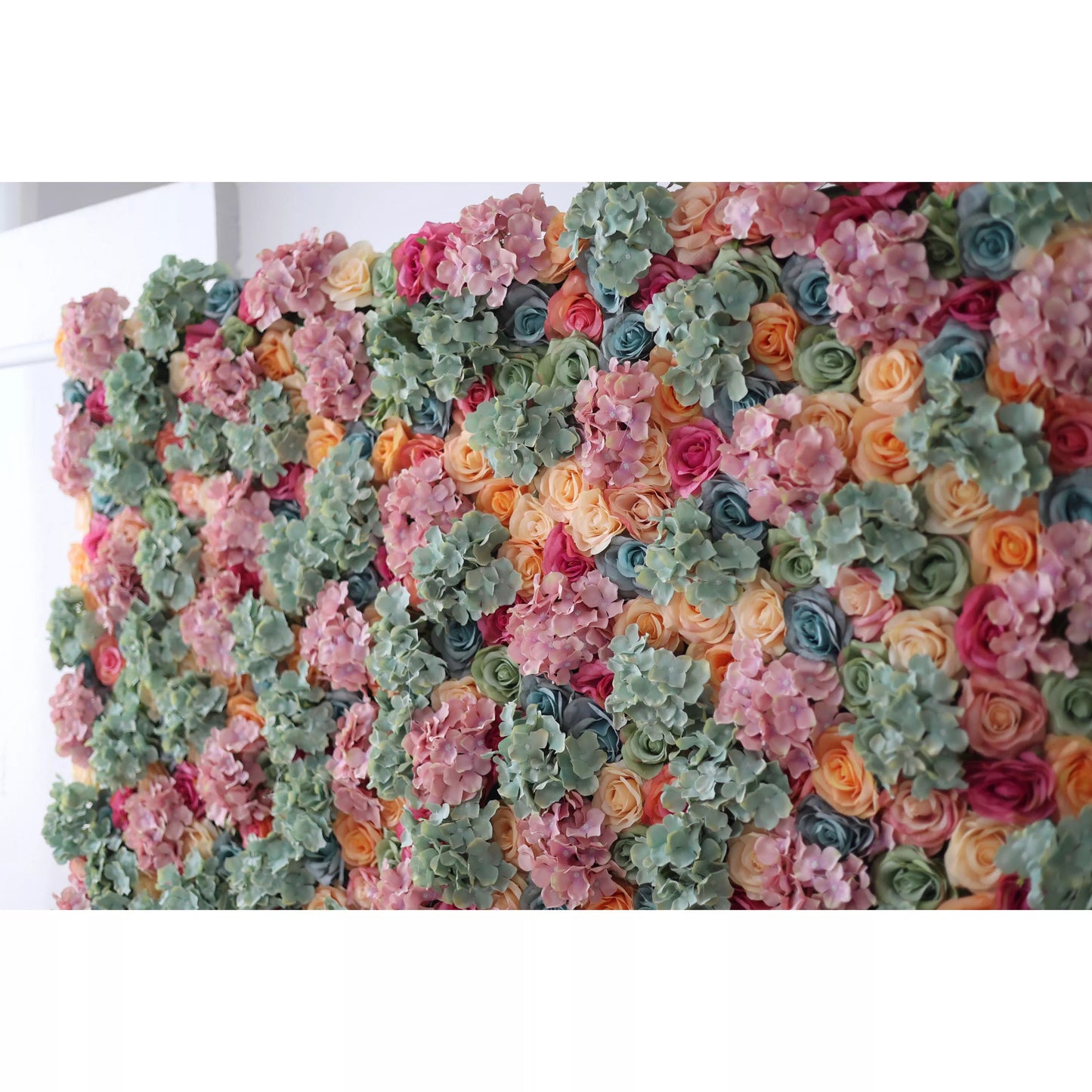 Roll Up Artificial Flower Wall Backdrop: Floral Harmony Cascade - From Daydream Events to Quiet Moments-VF-231