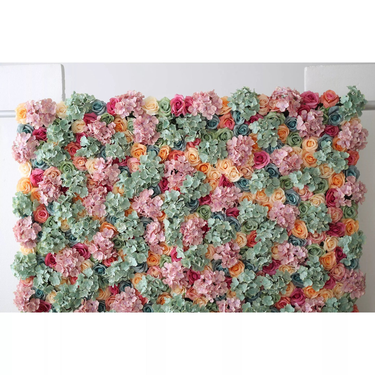 Roll Up Artificial Flower Wall Backdrop: Floral Harmony Cascade - From Daydream Events to Quiet Moments-VF-231