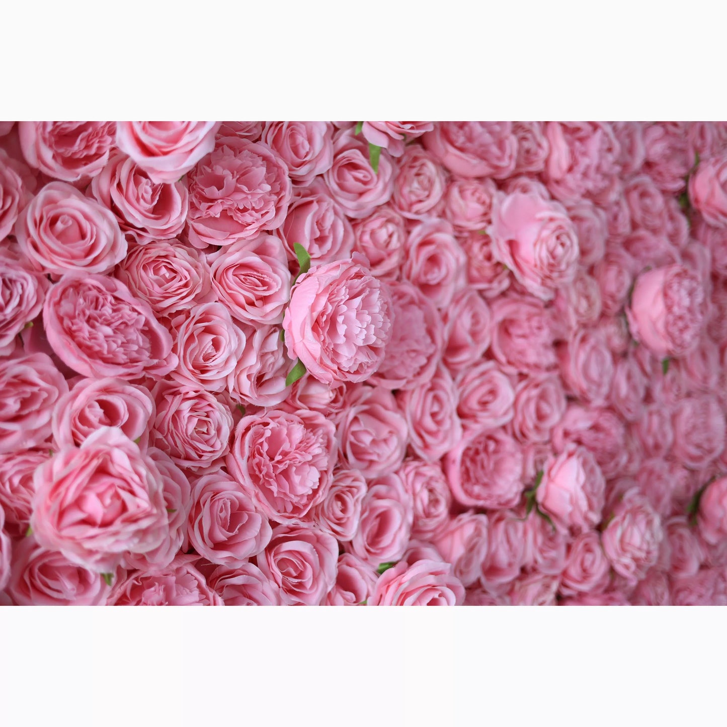 Roll Up Fabric Artificial Elegant Pink Floral Wall: The Quintessential Spa Decor for Tranquil Ambience-VF-217