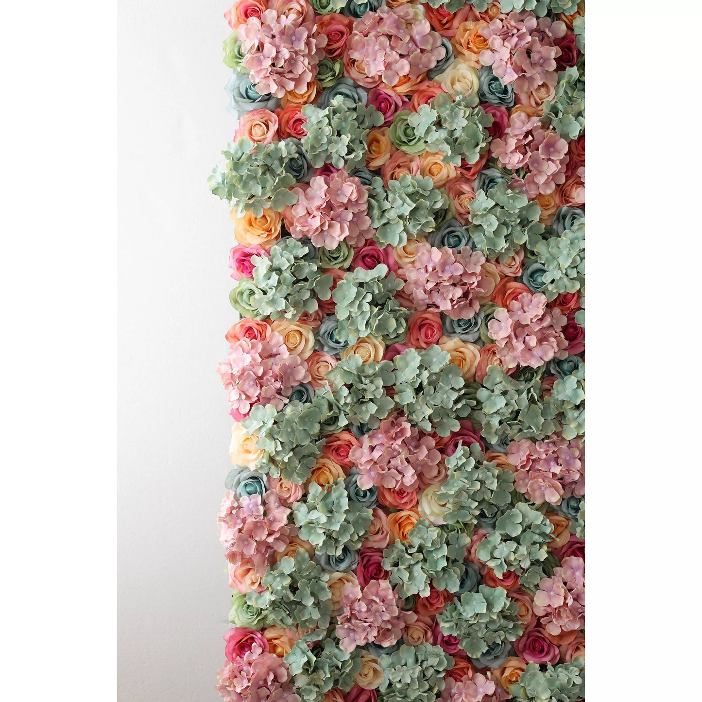 Roll Up Artificial Flower Wall Backdrop: Floral Harmony Cascade - From Daydream Events to Quiet Moments-VF-231