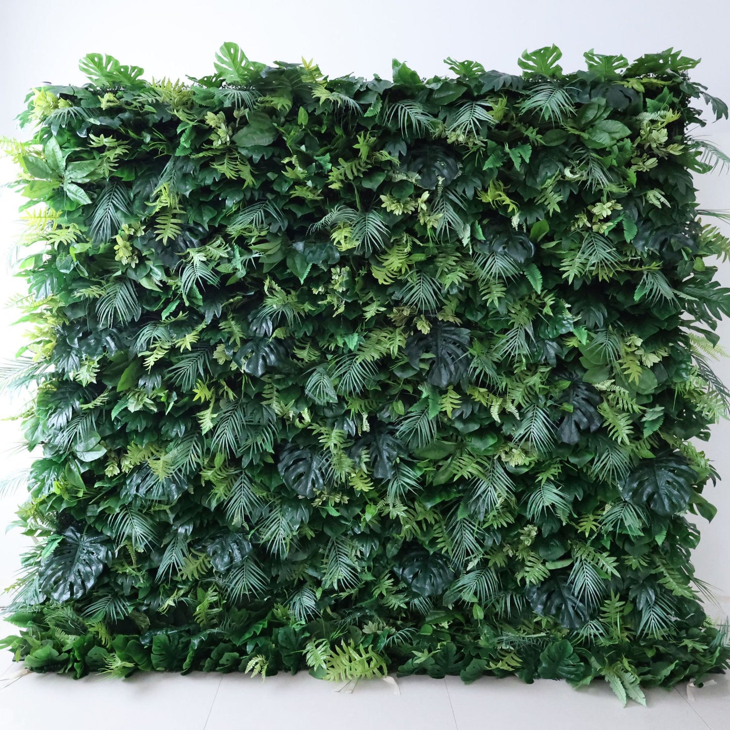 Roll Up Fabric Artificial Grass Wall Wedding Backdrop, Floral Party Decor, Event Photography-VF-311