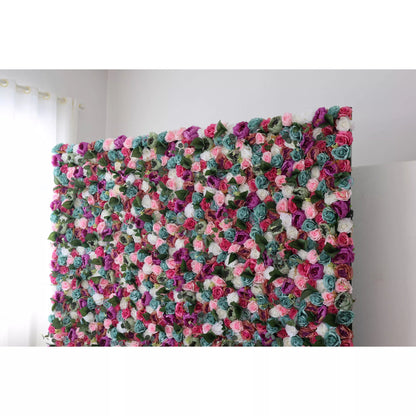 Presents: Enchanted Garden – A Lush Blend of Pastels and Vibrant Hues – The Ultimate Wall for Romantic Events, Fairy-Tale Settings, and Whimsical Spaces-VF-224