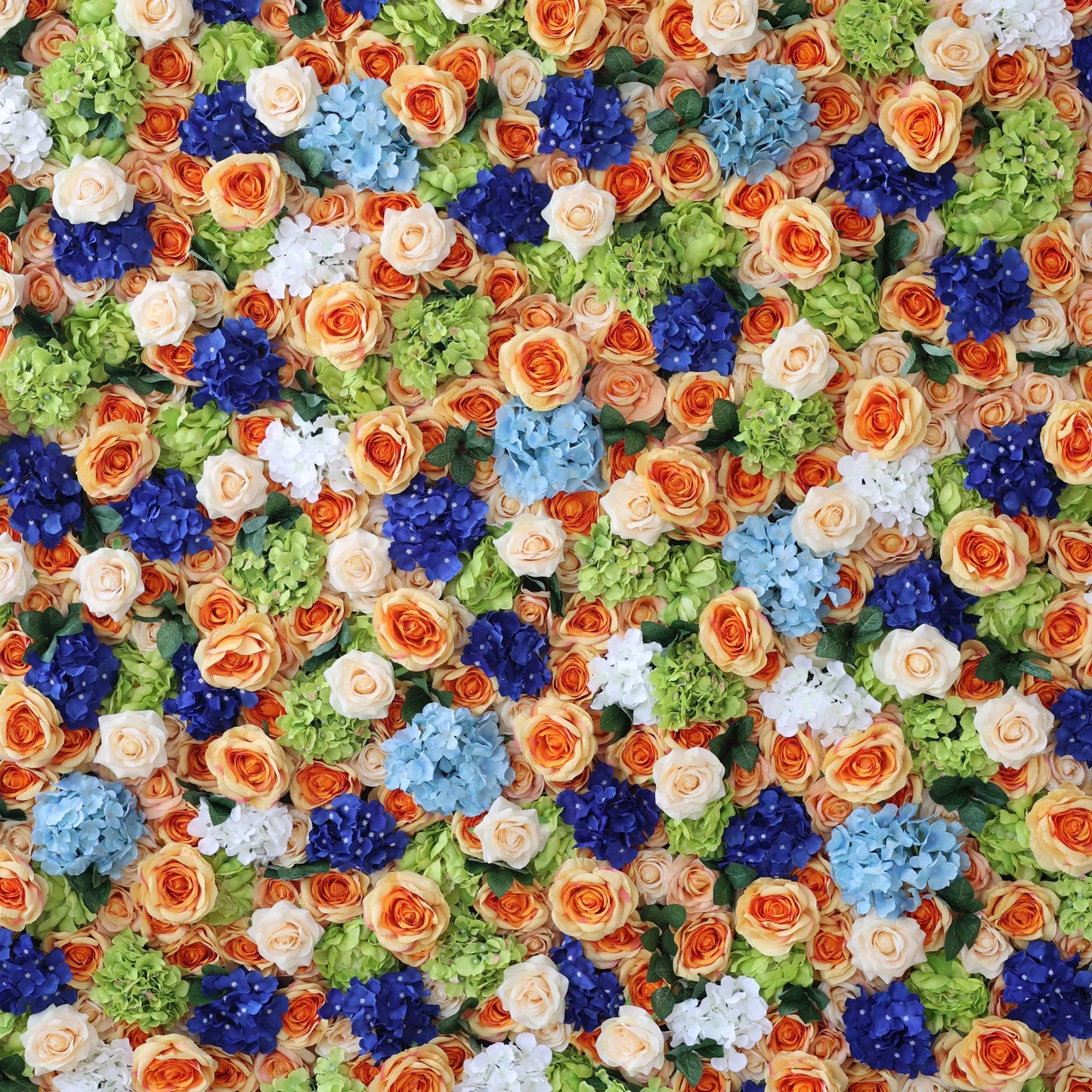 Roll Up Artificial Flower Wall Backdrop: Vibrant Medley - From Colorful Celebrations to Calming Retreats-VF-229