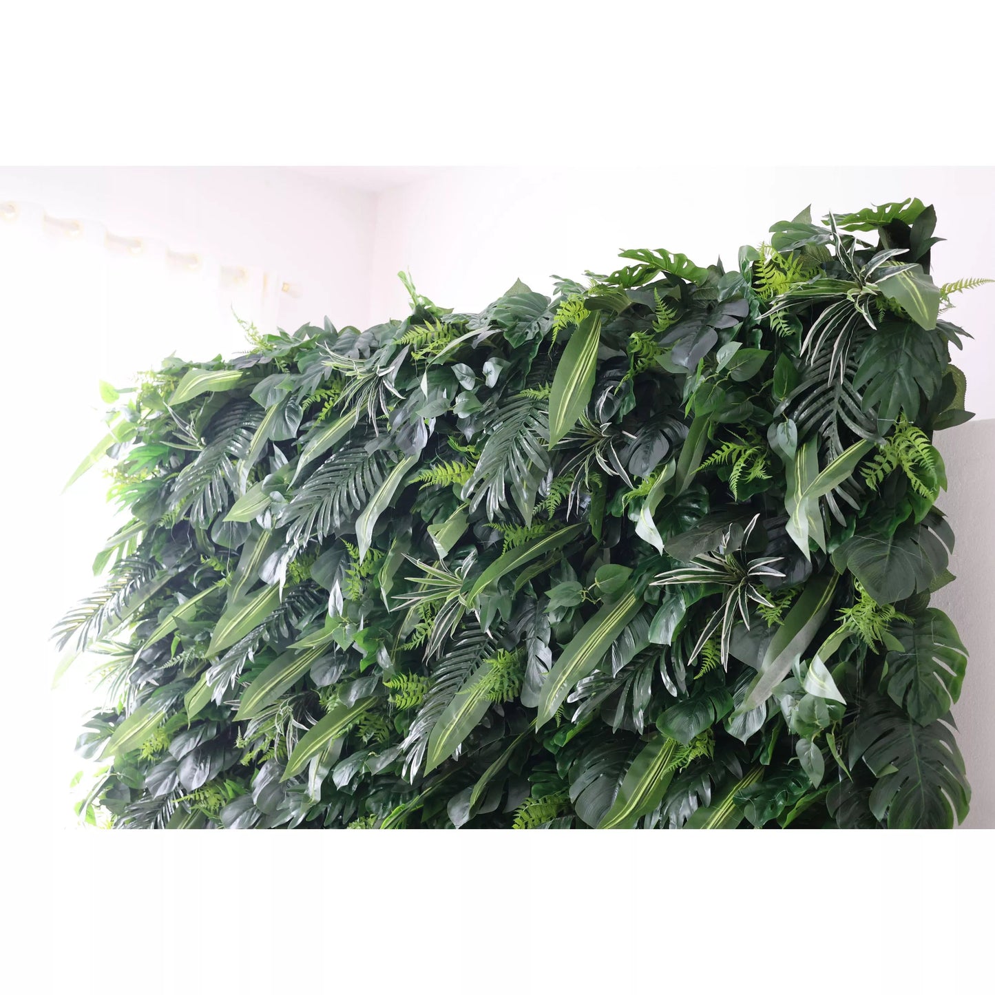 Valar Foliage Roll Up Artificial Plant Wall Backdrop: Verdant Rainforest - Immersive Greenery for Any Event-VF-240