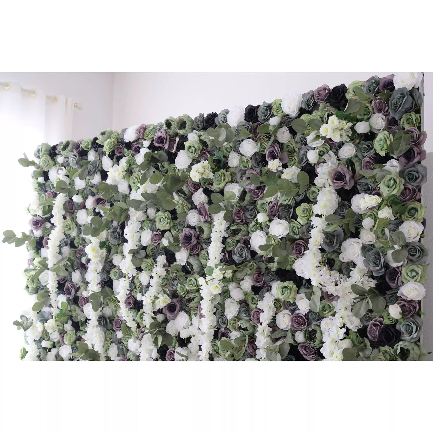 Cascade Artificial Floral Wall Backdrop: Enchanted Woodland - A Symphony of Grace and Elegance-VF-241