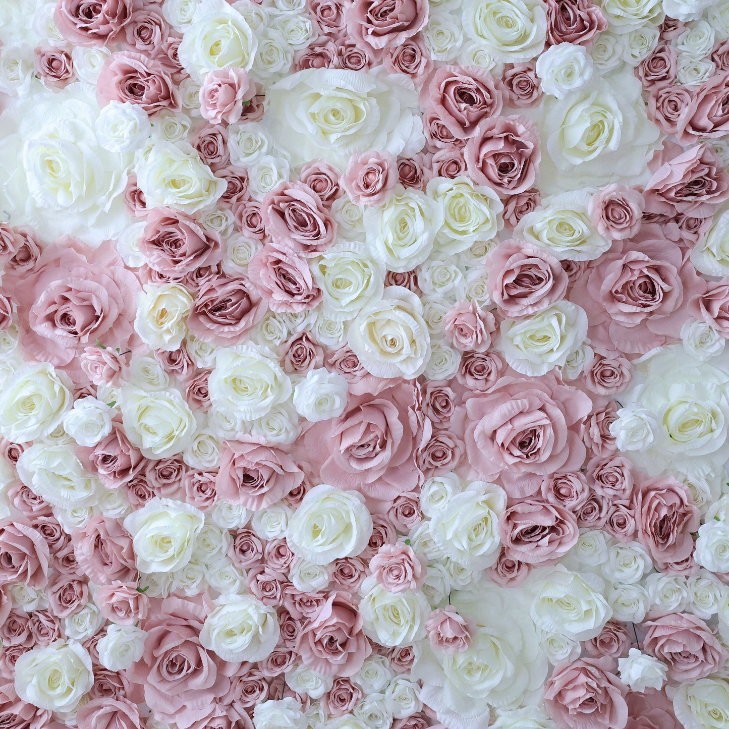 Roll Up Fabric Artificial Flower Wall Wedding Backdrop, Floral Party Decor, Event Photography-VF-315