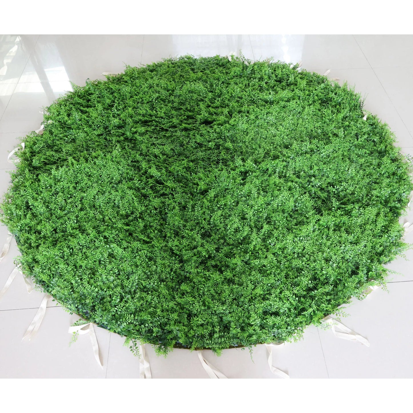 Roll Up Fabric Artificial Vivid Green Grass Wall Wedding Backdrop, Floral Party Decor, Event Photography-VF-086-2-2