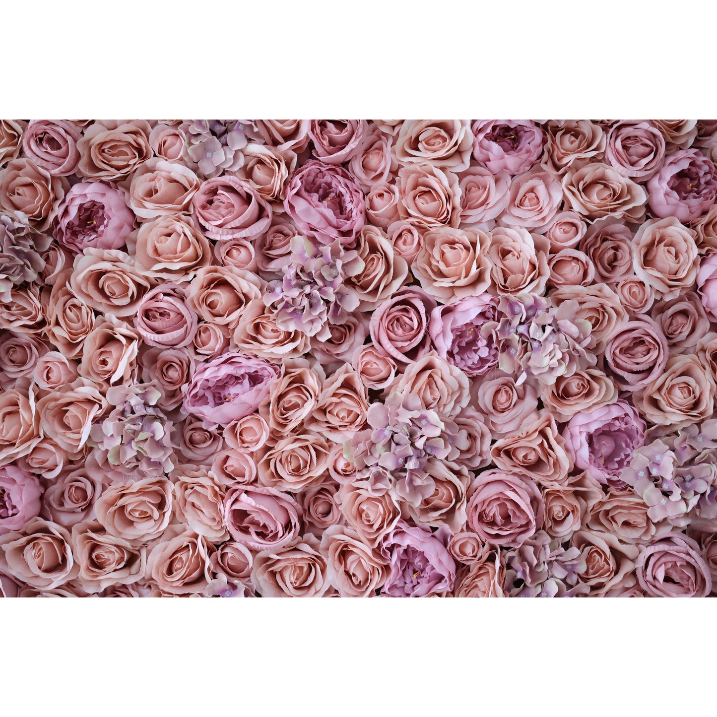 Roll Up Fabric Artificial Flower Wall Wedding Backdrop, Floral Party Decor, Event Photography-VF-345