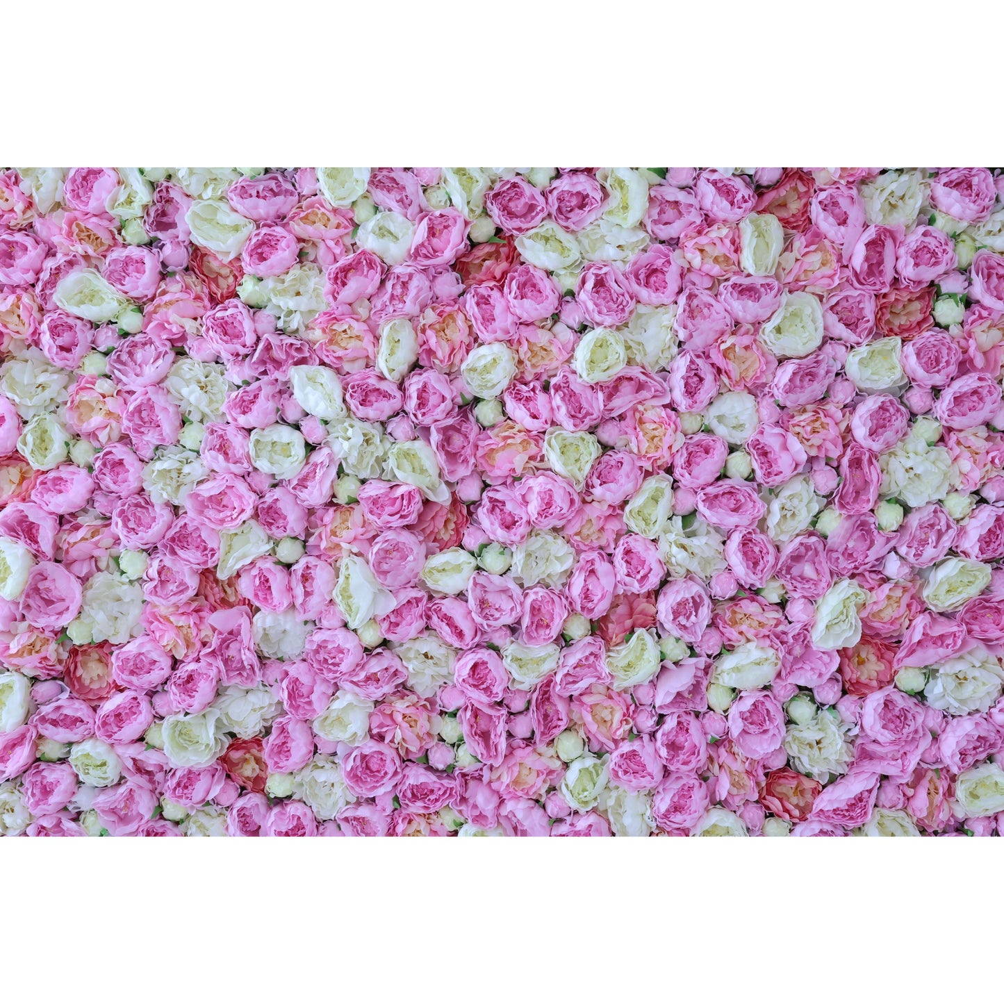 Roll Up Fabric Artificial Flower Wall Wedding Backdrop, Floral Party Decor, Event Photography-VF-347