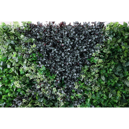 Roll Up Fabric Artificial Green Leaves Flower Wall Wedding Backdrop, Floral Party Decor, Event Photography-VF-351