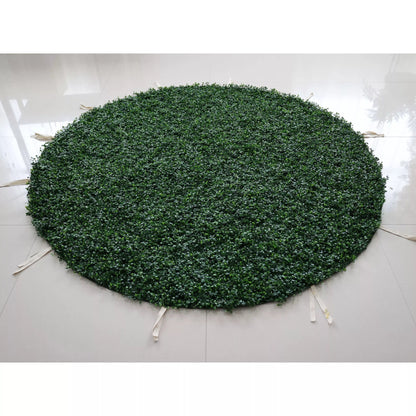 Roll Up Fabric Artificial Green Grass Wall Wedding Backdrop, Floral Party Decor, Event Photography-VF-086-1-2