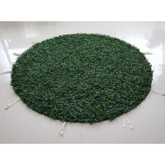 Roll Up Fabric Artificial Green Grass Wall Wedding Backdrop, Floral Party Decor, Event Photography-VF-086-1-2