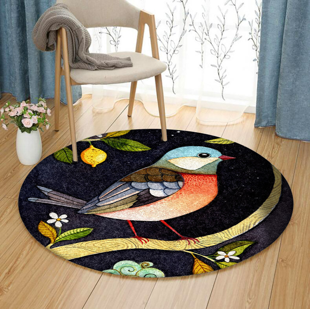 Bird TT060805 Round Area Rug