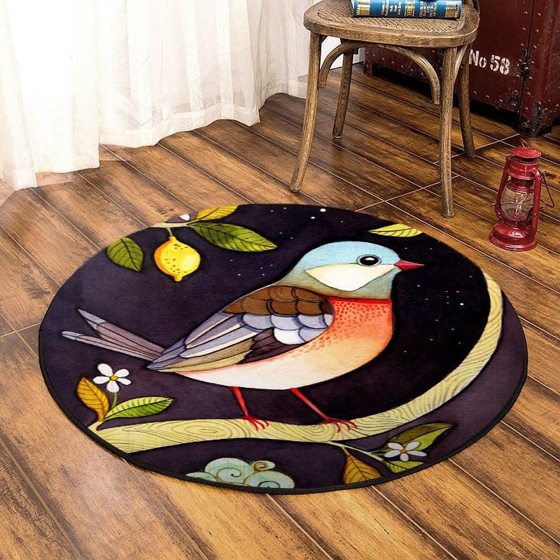 Bird TT060805 Round Area Rug