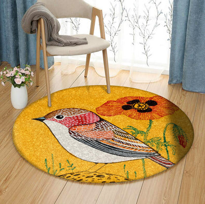 Bird TT060806 Round Area Rug