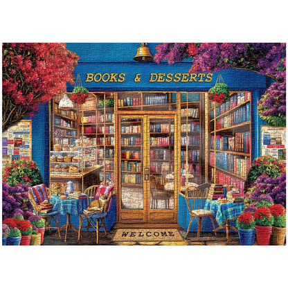 BOOKS & DESSERTS Jigsaw Puzzle 1000 Pieces