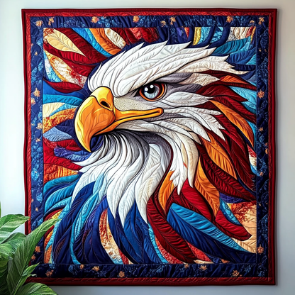 Bald Eagle Spirit Quilted Blanket NCU0VL869