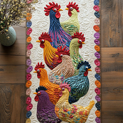 Barnyard Banter Quilted Table Runner NCU0PT1958