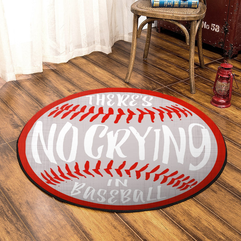 Baseball HT150805TM Round Area Rug