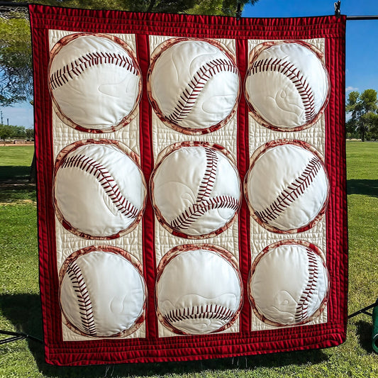 Baseball Bliss Quilted Blanket NCU0TH1452