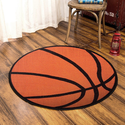 Basketball CLA1410051RR Round Area Rug