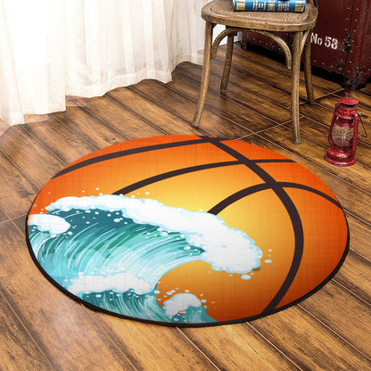 Basketball TN160802TM Round Area Rug