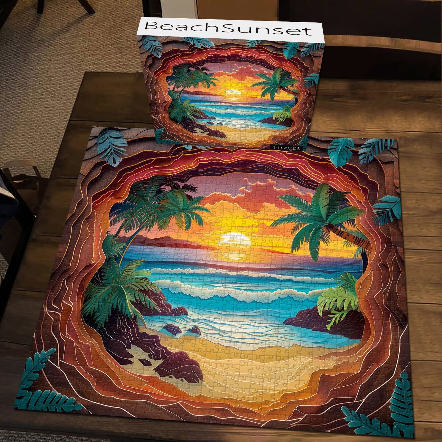 Beach Sunset Jigsaw Puzzle 1000 Pieces