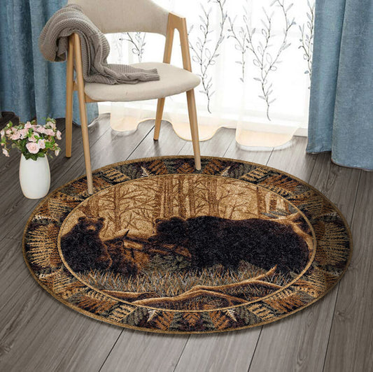 Bear BL0310011RR Round Area Rug