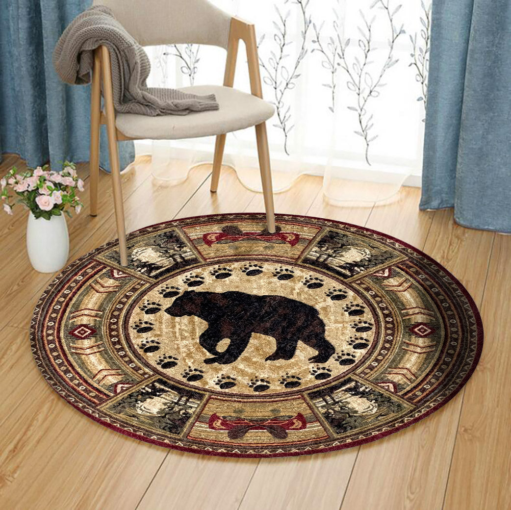 Bear HT220801TM Round Area Rug