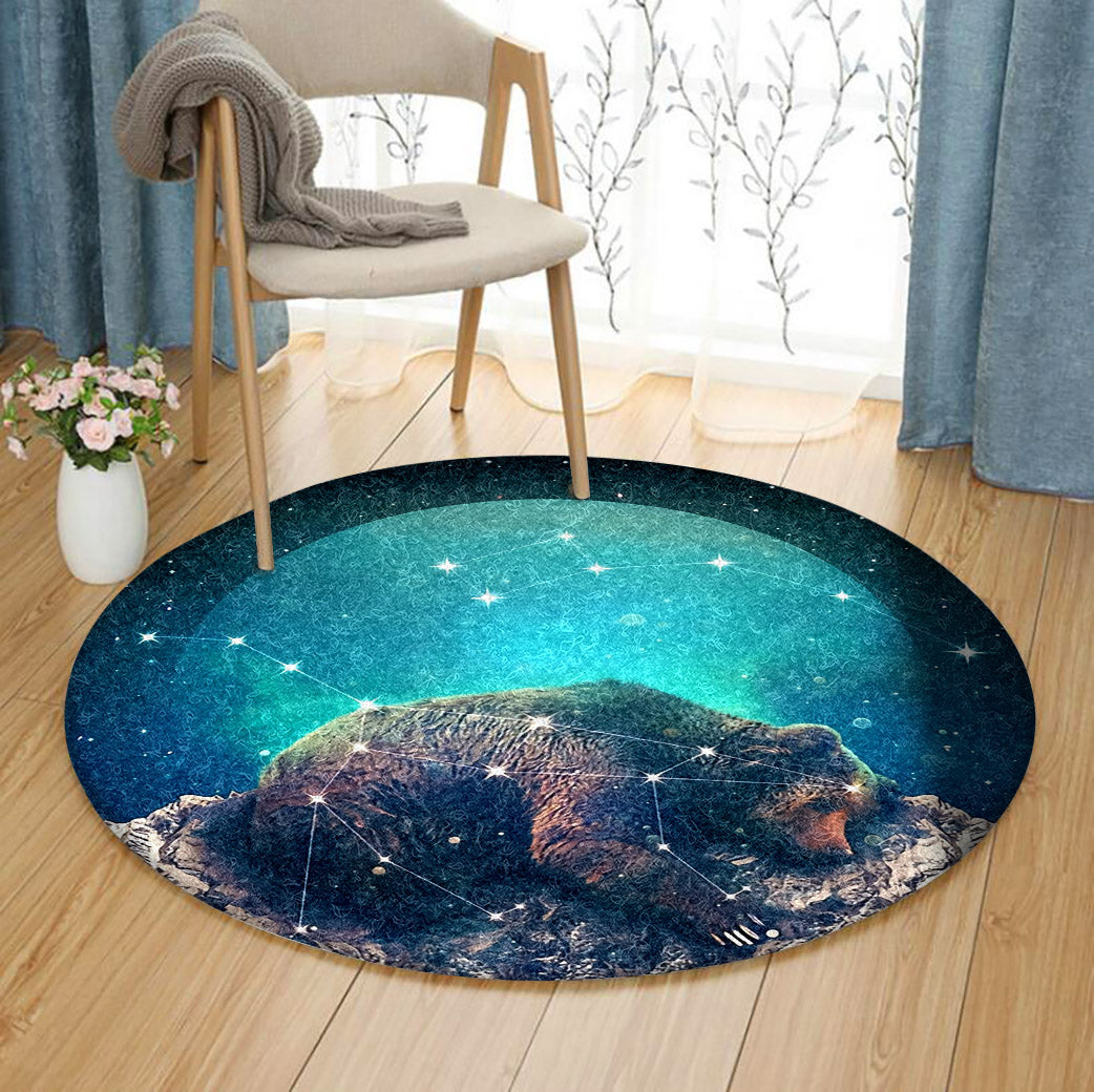 Bear TT120802PT Round Area Rug