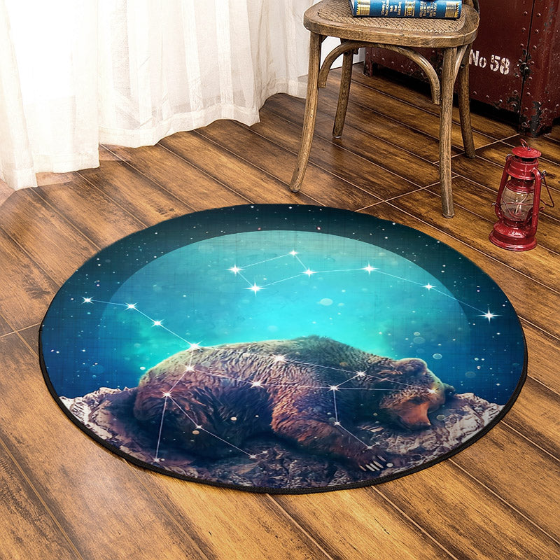 Bear TT120802PT Round Area Rug