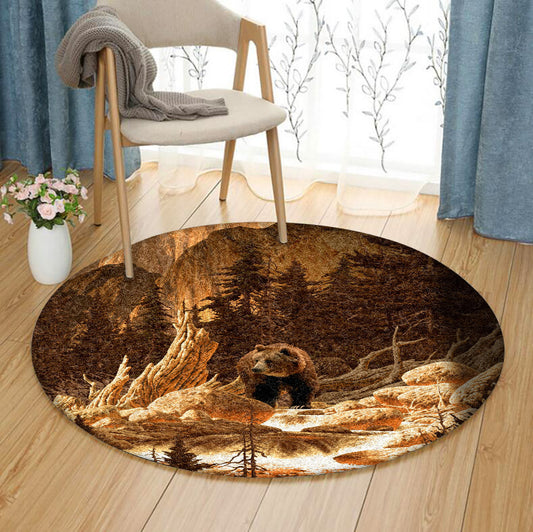 Bear TT310706T Round Area Rug