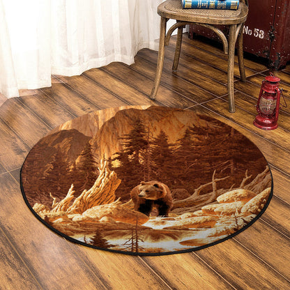 Bear TT310706T Round Area Rug