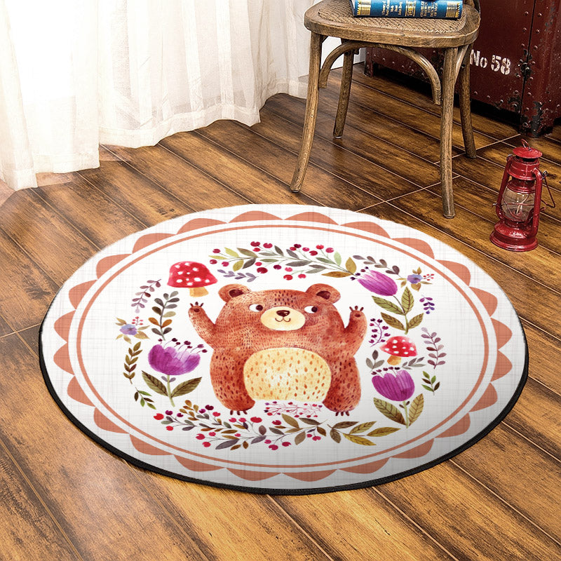 Bear TT310727T Round Area Rug