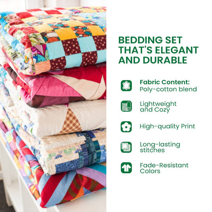 Nature Embrace 3-Piece Quilted Bedding Set NCU0NT2164