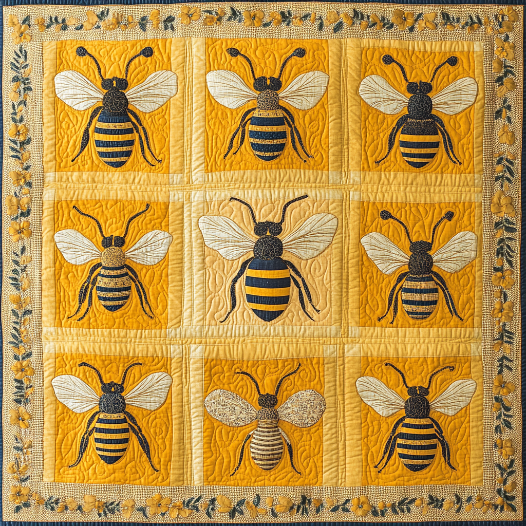 Bee TAI041124115 Quilt Blanket