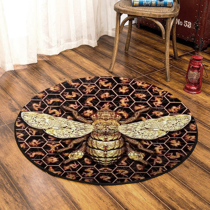 Bee BL300704C Round Area Rug