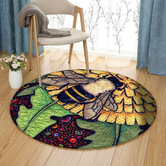 Bee BT310730T Round Area Rug