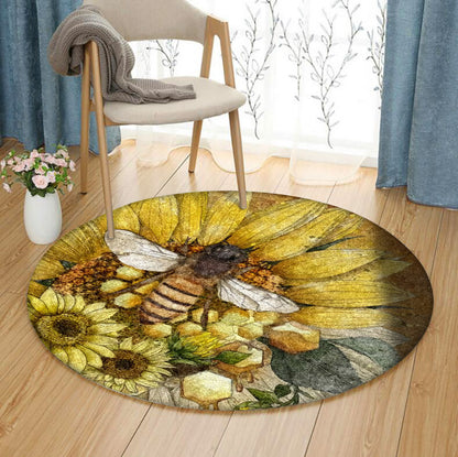 Bee DP170807RR Round Area Rug