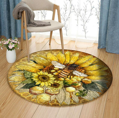 Bee HN280803RR Round Area Rug