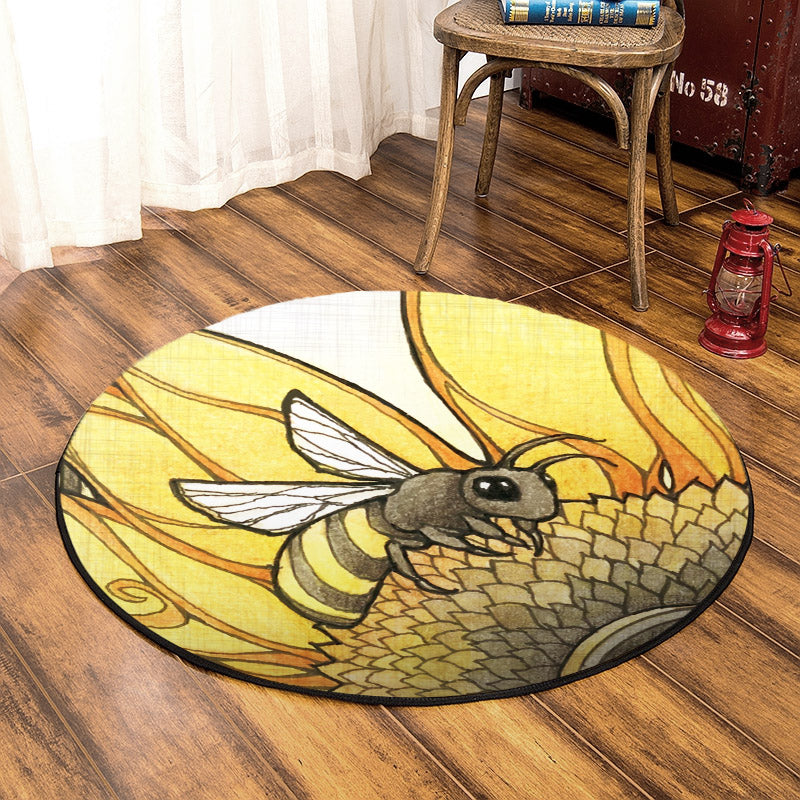 Bee HT070801 Round Area Rug