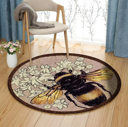 Bee HT150806TM Round Area Rug